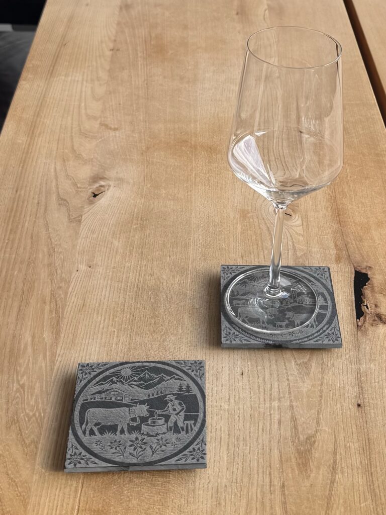 Schiefer Untersetzer Tradition