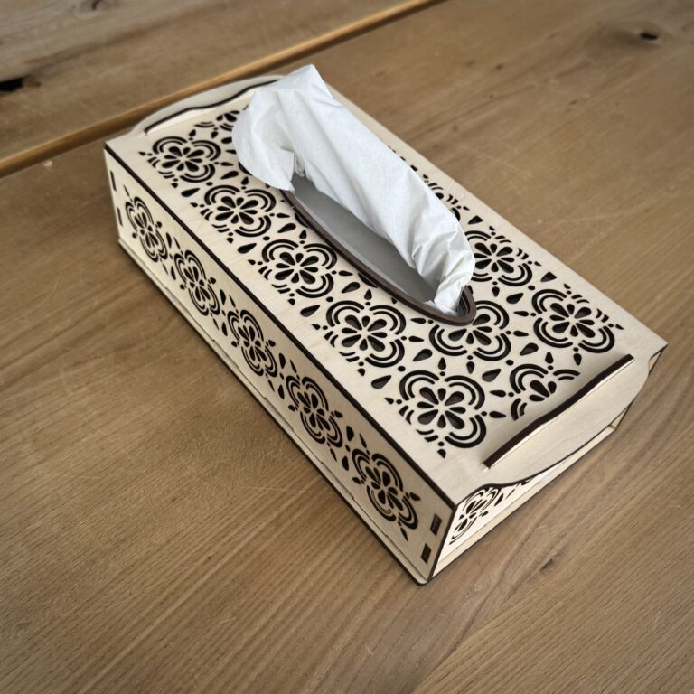 Tissue Box Floral Design